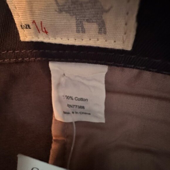 Crewcuts Girls Chino Shorts Size 14 Classic Preppy Academia Navy Blue - Picture 7 of 10